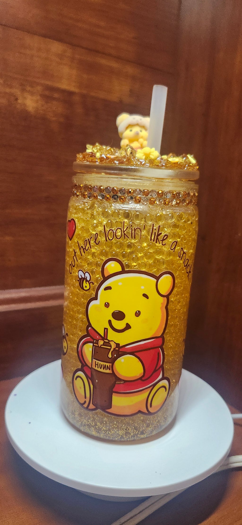 Snowglobe tumbler Winnie the Pooh