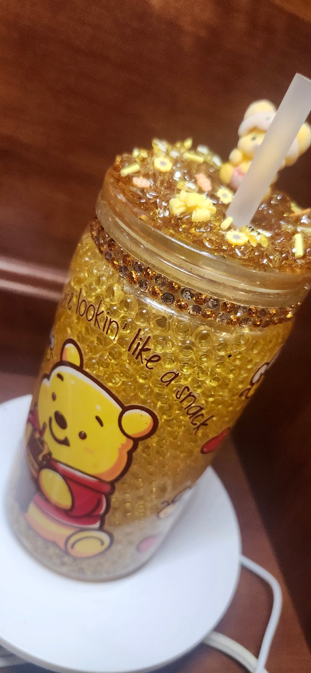 Snowglobe tumbler Winnie the Pooh