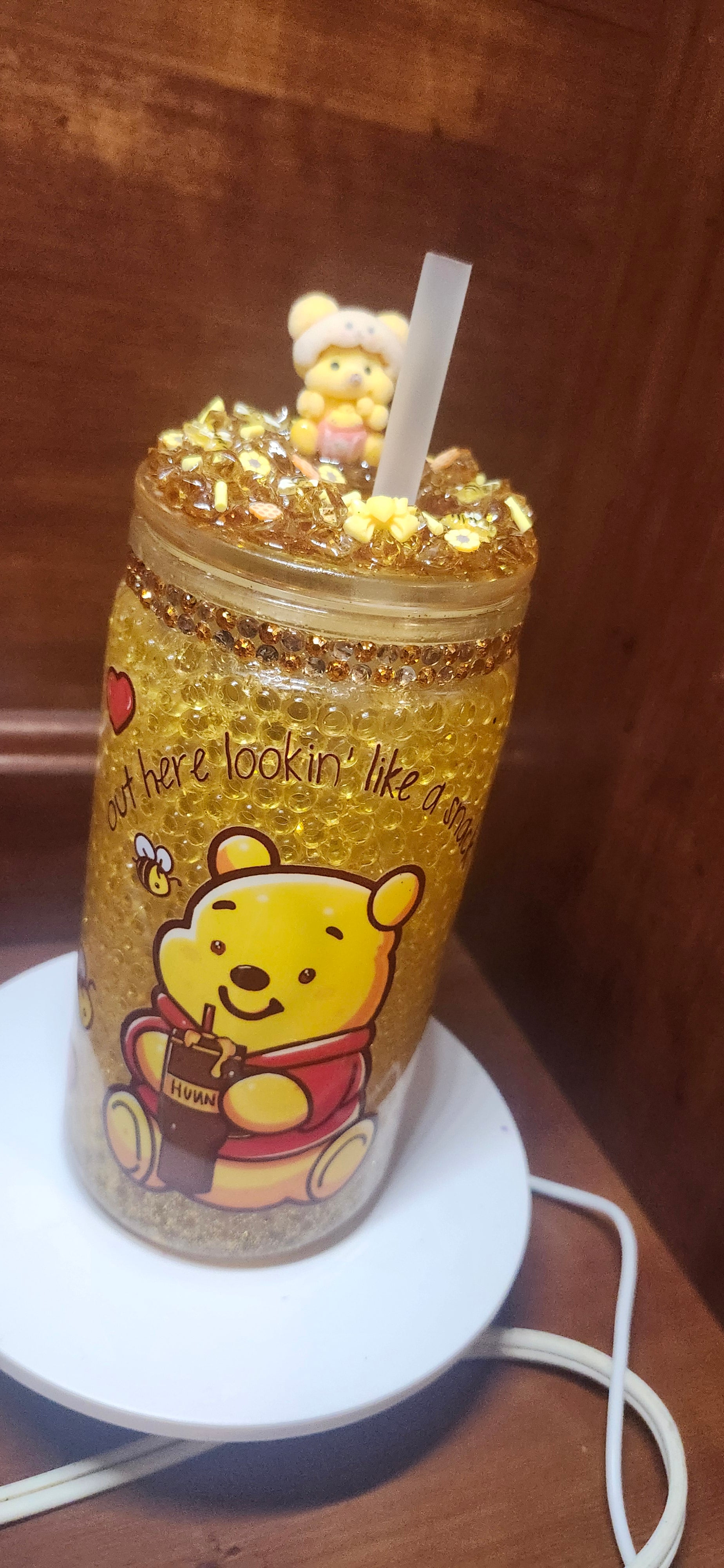 Snowglobe tumbler Winnie the Pooh